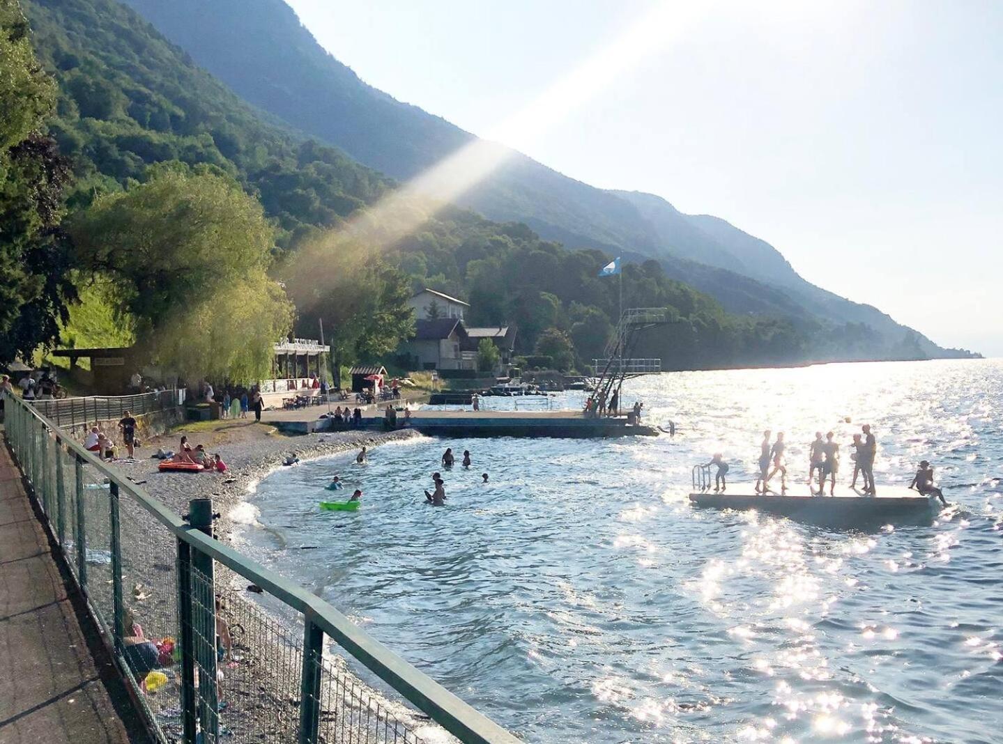 Chez Malou & Hugo Vue Lac Proche Suisse & Stations ! Saint Gingolph Bagian luar foto
